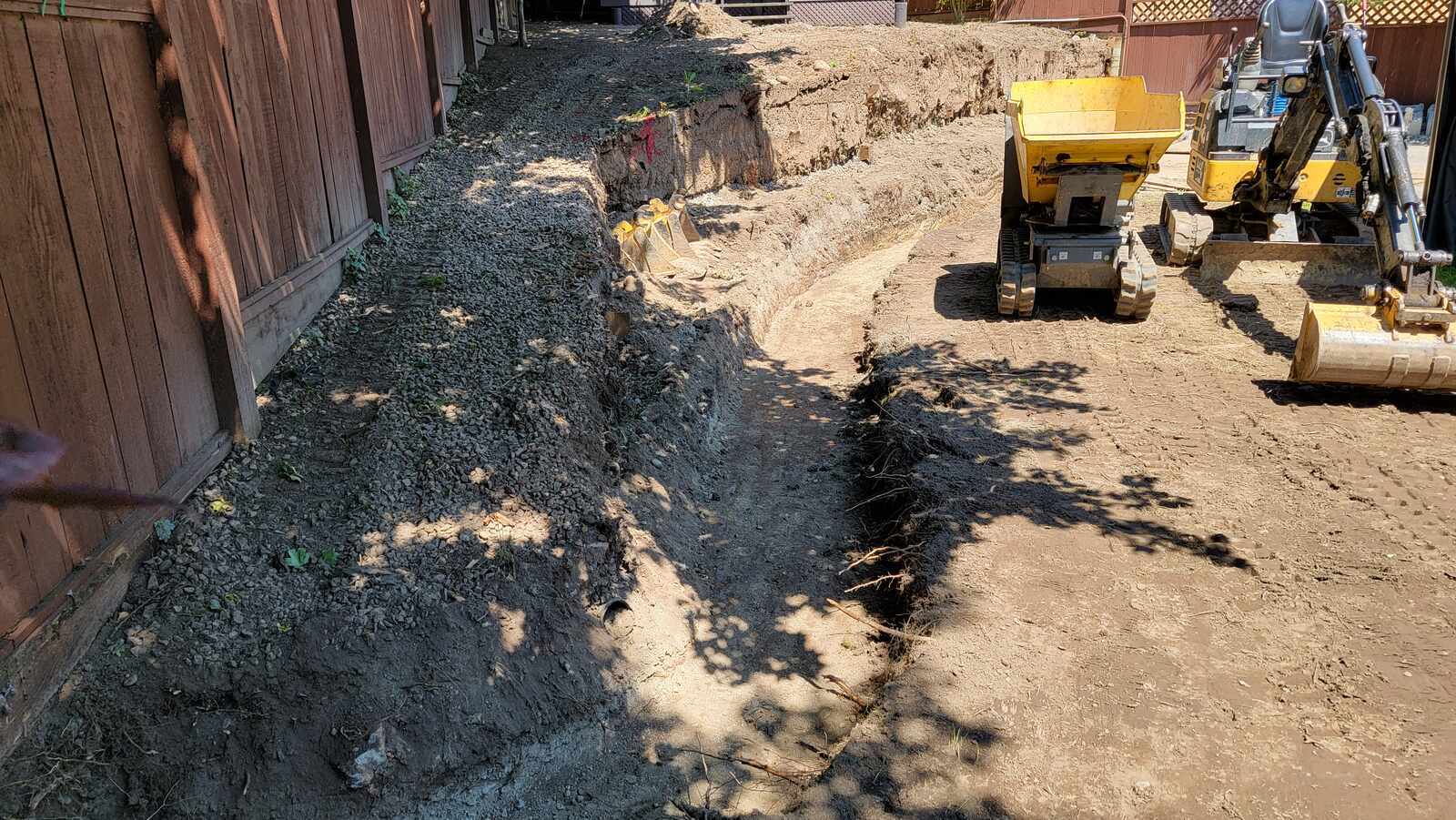 11_Excavation work for retaining wall installation by Back40 Landscaping in Mission, BC